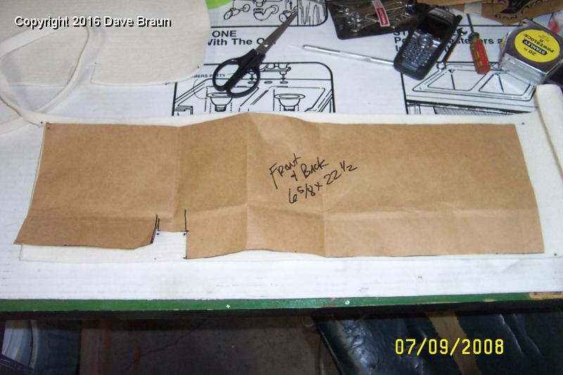 MGTD15470/Tub and Wings/Firewall and Toe Board/Tool box felt lining